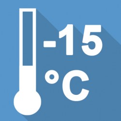 Работа на обогрев до -15°C